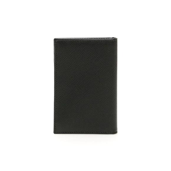 Prada Mens Saffiano Leather Vertical Card Black - Picture 3 of 8